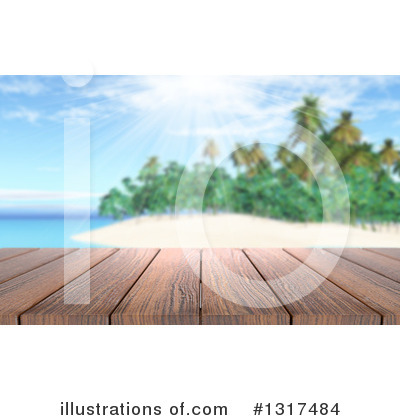 Royalty-Free (RF) Island Clipart Illustration by KJ Pargeter - Stock Sample #1317484
