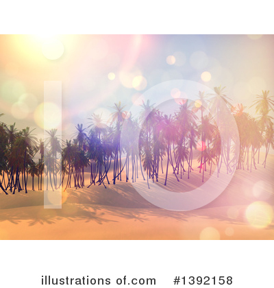 Royalty-Free (RF) Island Clipart Illustration by KJ Pargeter - Stock Sample #1392158