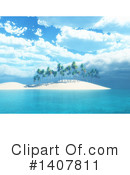 Island Clipart #1407811 by KJ Pargeter