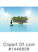 Island Clipart #1446808 by KJ Pargeter