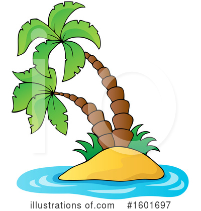 Royalty-Free (RF) Island Clipart Illustration by visekart - Stock Sample #1601697