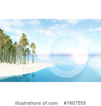 Royalty-Free (RF) Island Clipart Illustration by KJ Pargeter - Stock Sample #1607555