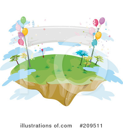 Floating Island Clipart #209511 by BNP Design Studio