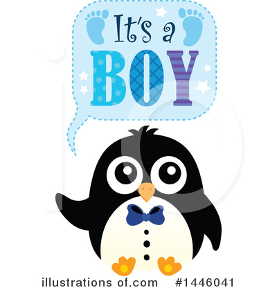 Royalty-Free (RF) Its A Boy Clipart Illustration by visekart - Stock Sample #1446041