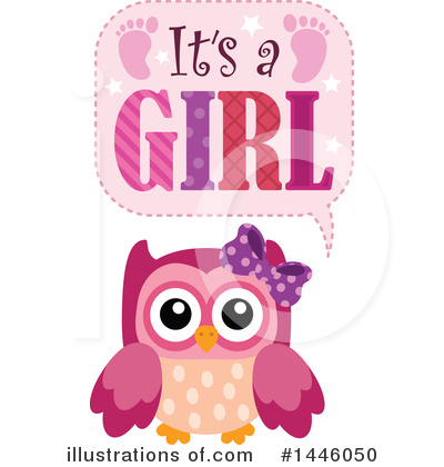 Royalty-Free (RF) Its A Girl Clipart Illustration by visekart - Stock Sample #1446050