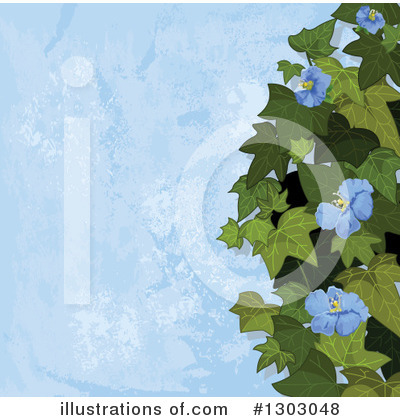 Floral Background Clipart #1303048 by Pushkin