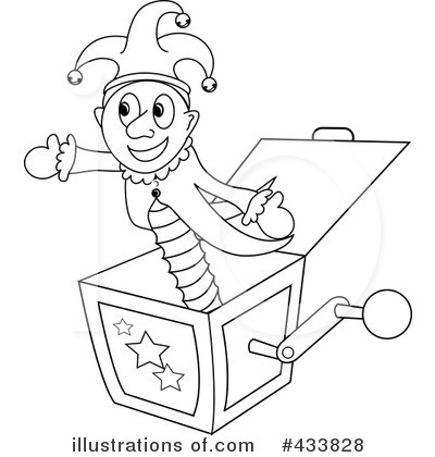 Royalty-Free (RF) Jack In The Box Clipart Illustration by Pams Clipart - Stock Sample #433828