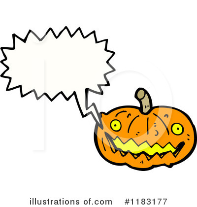 Royalty-Free (RF) Jack-O-Lantern Clipart Illustration by lineartestpilot - Stock Sample #1183177