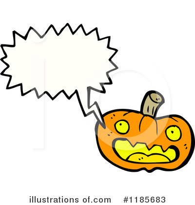 Royalty-Free (RF) Jack-O-Lantern Clipart Illustration by lineartestpilot - Stock Sample #1185683