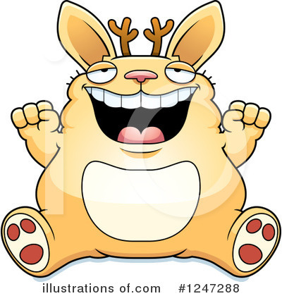 Royalty-Free (RF) Jackalope Clipart Illustration by Cory Thoman - Stock Sample #1247288