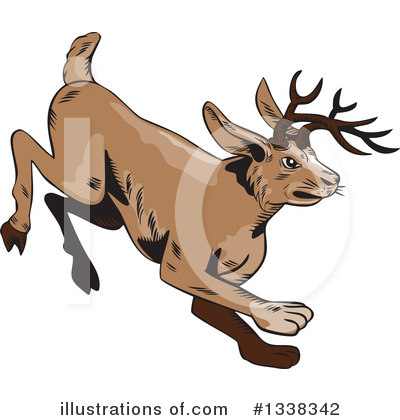 Jackalope Clipart #1338342 by patrimonio