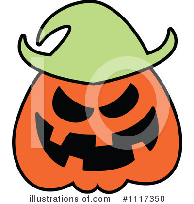 Royalty-Free (RF) Jackolantern Clipart Illustration by Zooco - Stock Sample #1117350