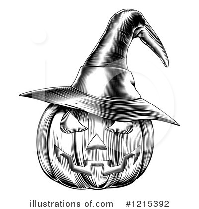 Witch Hat Clipart #1215392 by AtStockIllustration
