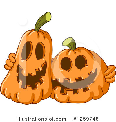 Halloween Pumpkin Clipart #1259748 by yayayoyo
