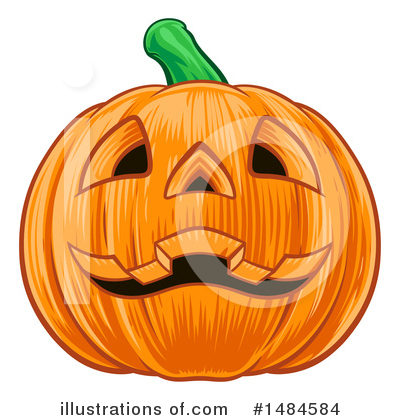 Royalty-Free (RF) Jackolantern Clipart Illustration by AtStockIllustration - Stock Sample #1484584