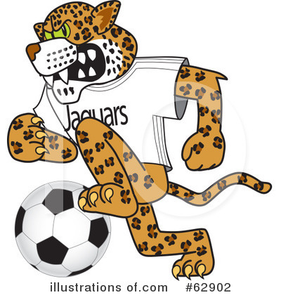 Royalty-Free (RF) Jaguar Character Clipart Illustration by Mascot Junction - Stock Sample #62902