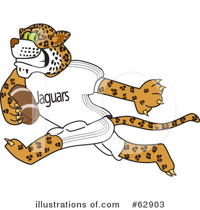 Royalty-Free (RF) Jaguar Character Clipart Illustration by Mascot Junction - Stock Sample #62903