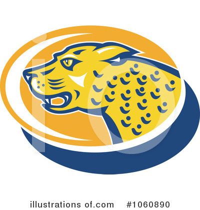 Royalty-Free (RF) Jaguar Clipart Illustration by patrimonio - Stock Sample #1060890