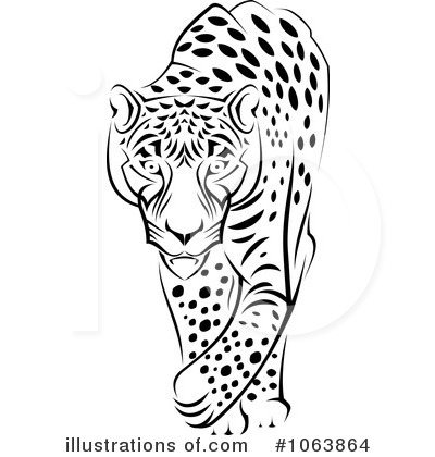 Royalty-Free (RF) Jaguar Clipart Illustration by Vector Tradition SM - Stock Sample #1063864