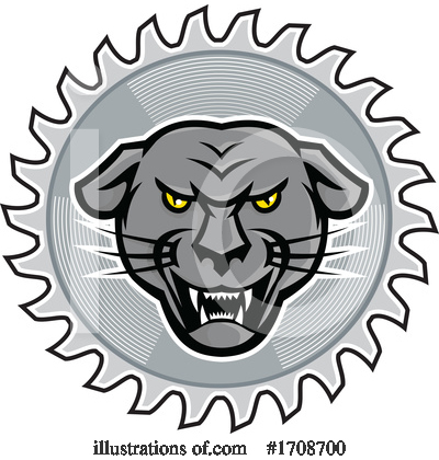 Royalty-Free (RF) Jaguar Clipart Illustration by patrimonio - Stock Sample #1708700