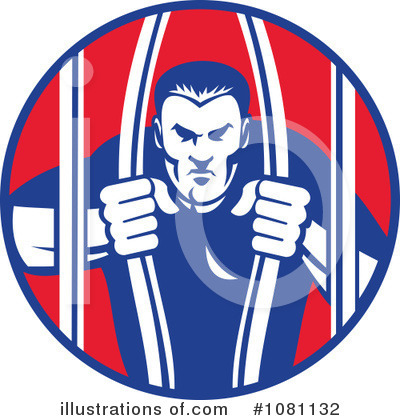 Royalty-Free (RF) Jail Clipart Illustration by patrimonio - Stock Sample #1081132