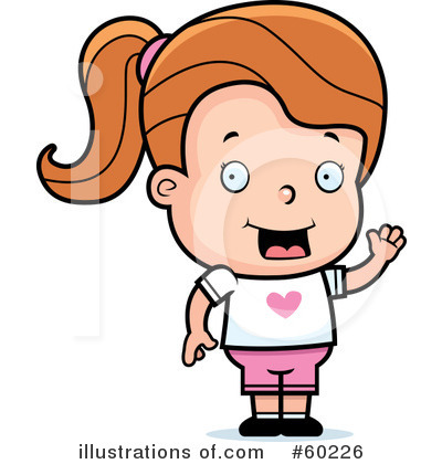 Royalty-Free (RF) Jane Girl Character Clipart Illustration by Cory Thoman - Stock Sample #60226