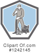Janitor Clipart #1242145 by patrimonio