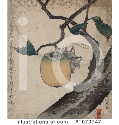 Royalty-Free (RF) Japanese Art Clipart Illustration by JVPD - Stock Sample #1070747