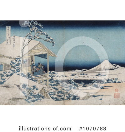 Royalty-Free (RF) Japanese Art Clipart Illustration by JVPD - Stock Sample #1070788