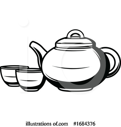 Tea Pot Clipart #1684376 by Vector Tradition SM
