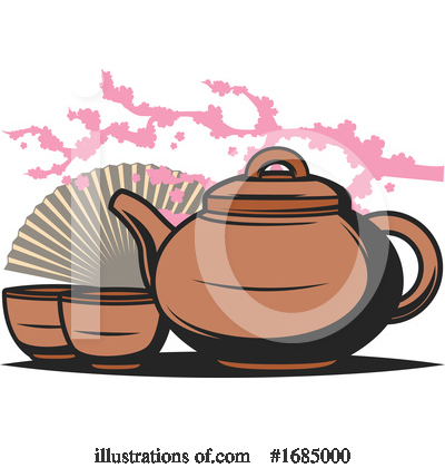 Tea Pot Clipart #1685000 by Vector Tradition SM