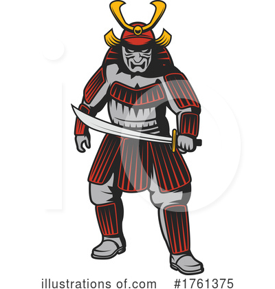 Samurai Clipart #1761375 by Vector Tradition SM