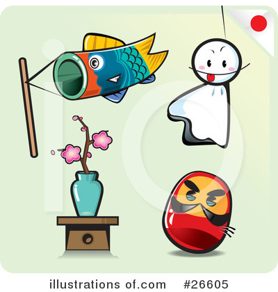 Royalty-Free (RF) Japanese Clipart Illustration by NoahsKnight - Stock Sample #26605