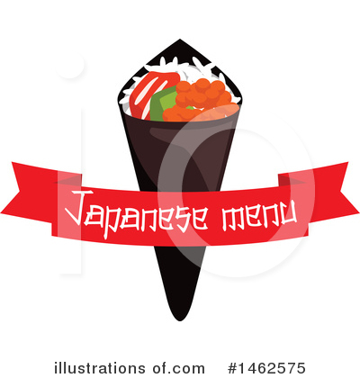 Royalty-Free (RF) Japanese Food Clipart Illustration by Vector Tradition SM - Stock Sample #1462575