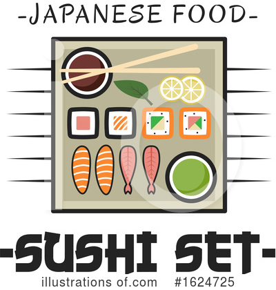 Royalty-Free (RF) Japanese Food Clipart Illustration by Vector Tradition SM - Stock Sample #1624725