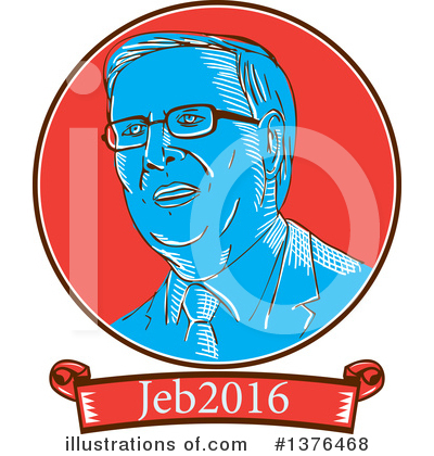 Royalty-Free (RF) Jeb Bush Clipart Illustration by patrimonio - Stock Sample #1376468