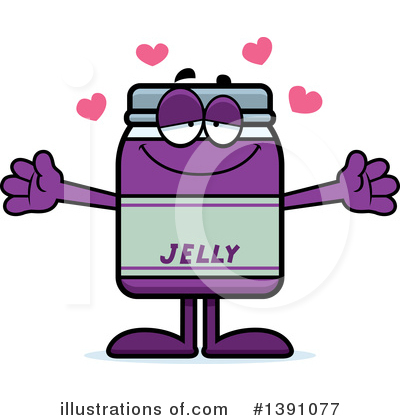 Royalty-Free (RF) Jelly Mascot Clipart Illustration by Cory Thoman - Stock Sample #1391077