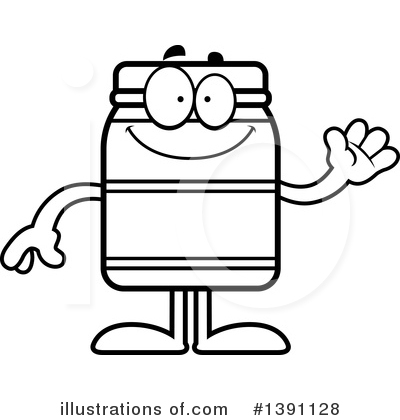 Peanut Butter Mascot Clipart #1391128 by Cory Thoman