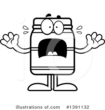 Royalty-Free (RF) Jelly Mascot Clipart Illustration by Cory Thoman - Stock Sample #1391132