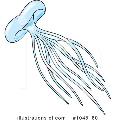 Royalty-Free (RF) Jellyfish Clipart Illustration by dero - Stock Sample #1045180