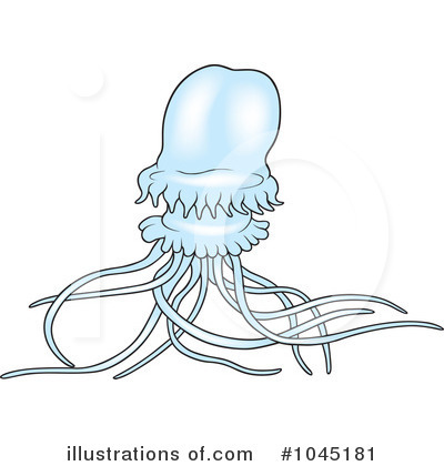 Royalty-Free (RF) Jellyfish Clipart Illustration by dero - Stock Sample #1045181