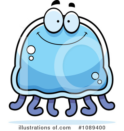 Jelly Fish Clipart #1089400 by Cory Thoman