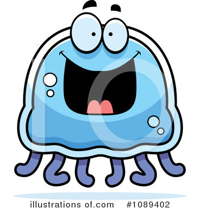 Royalty-Free (RF) Jellyfish Clipart Illustration by Cory Thoman - Stock Sample #1089402