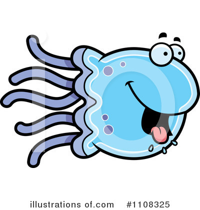 Royalty-Free (RF) Jellyfish Clipart Illustration by Cory Thoman - Stock Sample #1108325