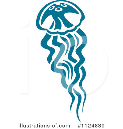 Jelly Fish Clipart #1124839 by Vector Tradition SM