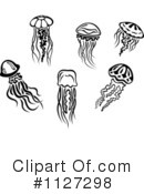 Jellyfish Clipart #1127298 by Vector Tradition SM