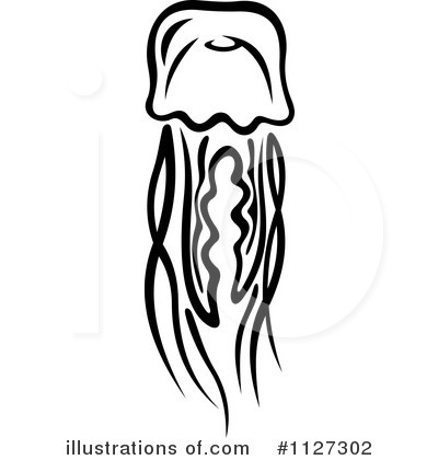 Royalty-Free (RF) Jellyfish Clipart Illustration by Vector Tradition SM - Stock Sample #1127302
