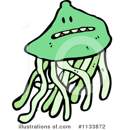 Royalty-Free (RF) Jellyfish Clipart Illustration by lineartestpilot - Stock Sample #1133872