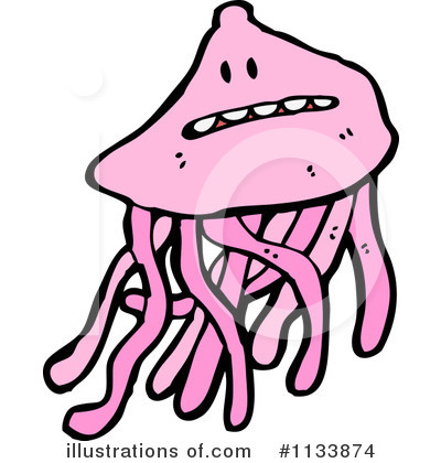 Royalty-Free (RF) Jellyfish Clipart Illustration by lineartestpilot - Stock Sample #1133874