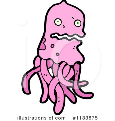 Royalty-Free (RF) Jellyfish Clipart Illustration by lineartestpilot - Stock Sample #1133875